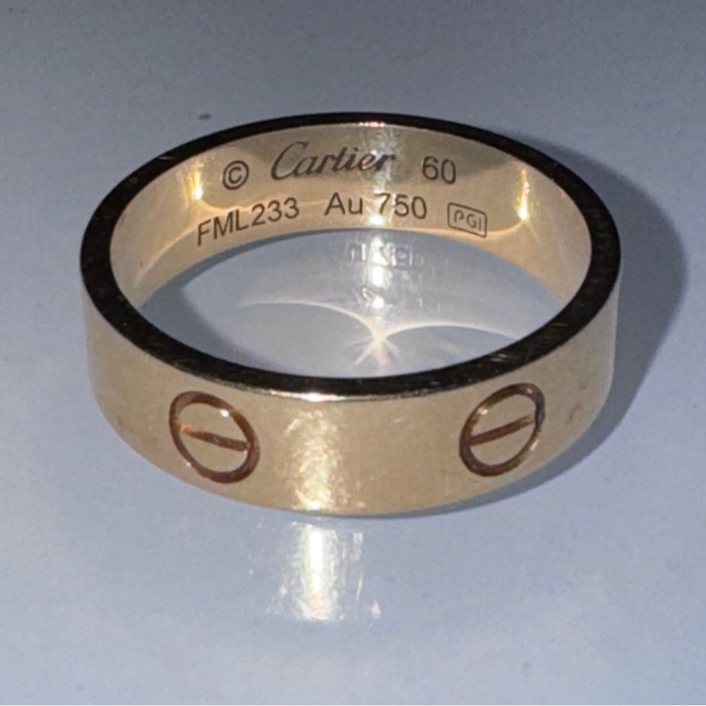 Cartier Love Ring - Yellow Gold - size 9